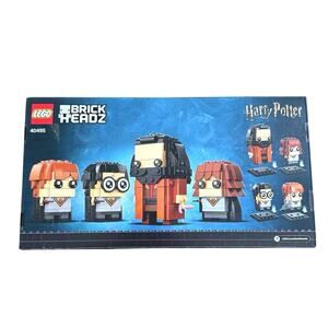 New in sealed box Lego Brick Headz Harry Hermione Ron Hagrid 40495